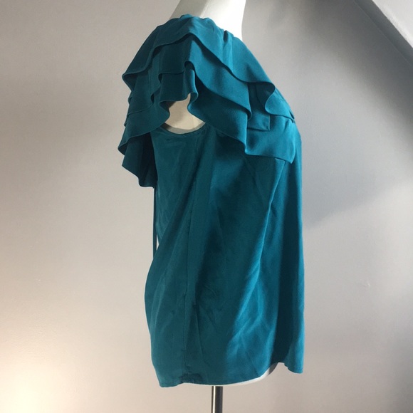 Club Monaco Ruffle Blouse - Picture 2 of 5